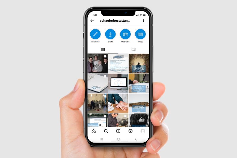 Schäfer Bestattungen Social Media Marketing